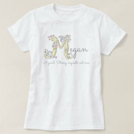 Megan meiden M naam betekent aangepast t-shirt