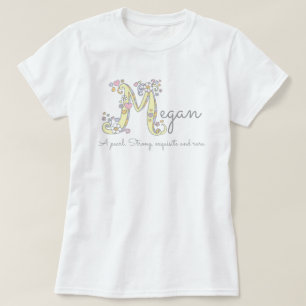 Megan meiden M naam betekent aangepast t-shirt