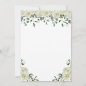 Megan Nuestra Boda Catolica Wedding Invitation Kaart (Achterkant)