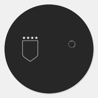 Megan Raoe 4 sterren alleen USWNT voetbal Ronde Sticker
