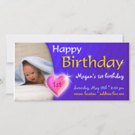 Megan Schattig Lovely Birthday Fotouitnodiging