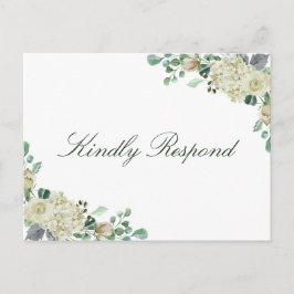 Megan Simple Wedding Song Request RSVP Briefkaart