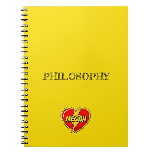 Megan Yellow Notitieboek (Voorkant)