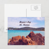 Megans Bay St. Thomas Briefkaart (Voorkant / Achterkant)