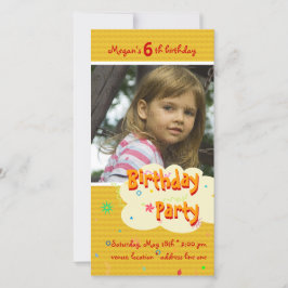 Megan's Super Birthday Party Fotouitnodiging