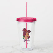 Megara Goddess at Heart Acrylic Tumbler Acryl Drinkbeker (Voorkant)