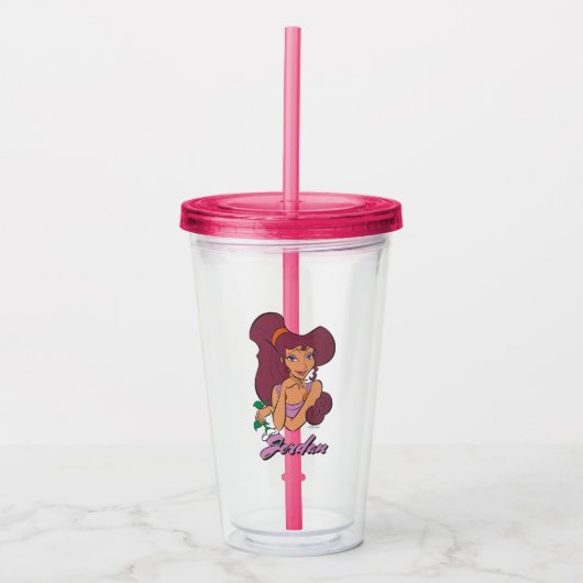 Megara Goddess at Heart Acrylic Tumbler Acryl Drinkbeker (Voorkant)