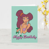 Megara Goddess at Heart Card Kaart (Gele Bloem)