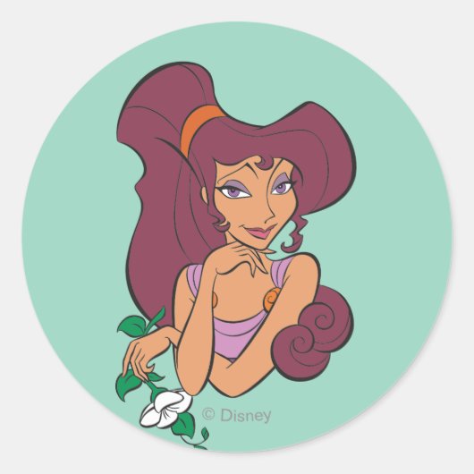 Megara Goddess at Heart Classic Round Sticker (Voorkant)