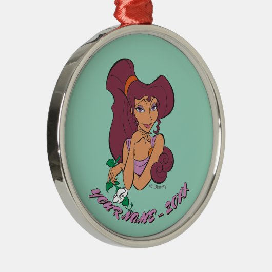 Megara Goddess at Heart Metal Ornament (Rechts)