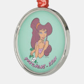Megara Goddess at Heart Metal Ornament (Links)