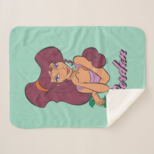 Megara Goddess at Heart Sherpa Blanket Sherpa Deken (Voorkant (horizontaal))
