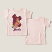 Megara Goddess at Heart Toddler T-shirt (Ontwerp Voorkant & Achterkant)