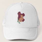 Megara Goddess at Heart Trucker Hat Trucker Pet (Voorkant)