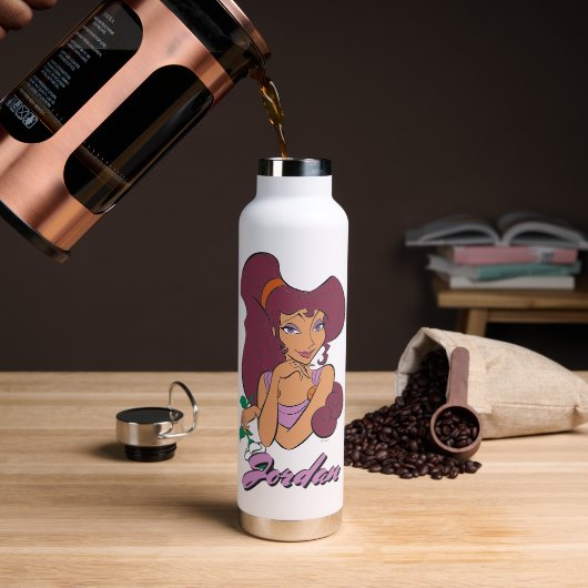 Megara Goddess at Heart Water Bottle Waterfles (Koffie)