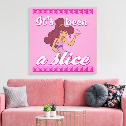 Megara - It's Been a Slice Canvas Print (Insitu (Woonkamer))