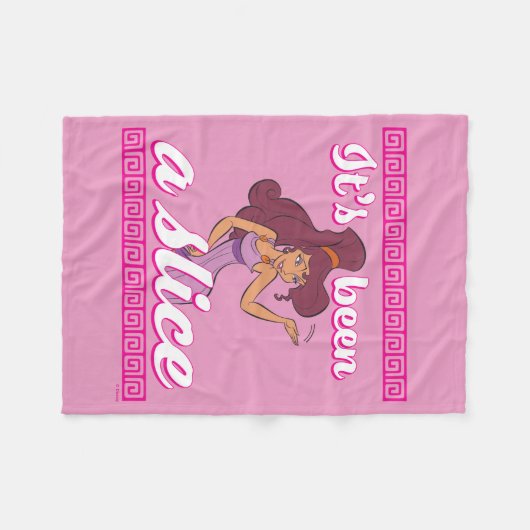 Megara - It's Been a Slice Fleece Blanket (Voorkant (Horizontaal))