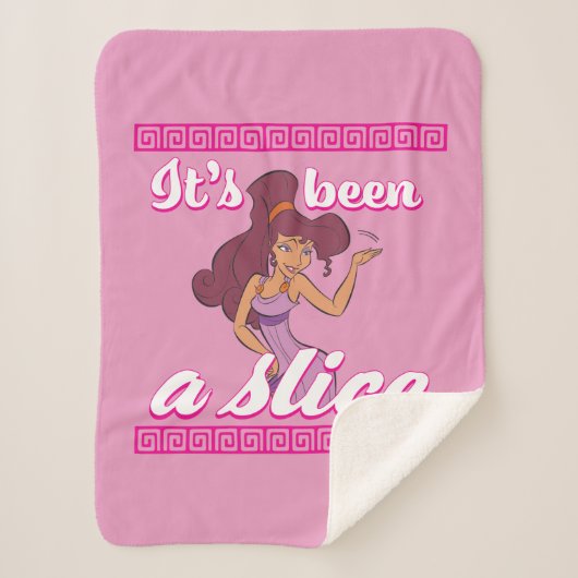 Megara - It's Been a Slice Sherpa Blanket Deken (Voorkant)