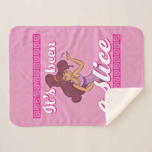 Megara - It's Been a Slice Sherpa Blanket Deken (Voorkant (horizontaal))