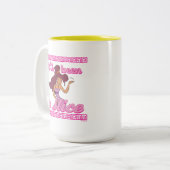 Megara - It's Been a Slice Two-Tone Coffee Mug Tweekleurige Koffiemok (Voorkant links)