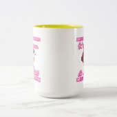Megara - It's Been a Slice Two-Tone Coffee Mug Tweekleurige Koffiemok (Center)