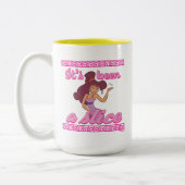Megara - It's Been a Slice Two-Tone Coffee Mug Tweekleurige Koffiemok (Links)