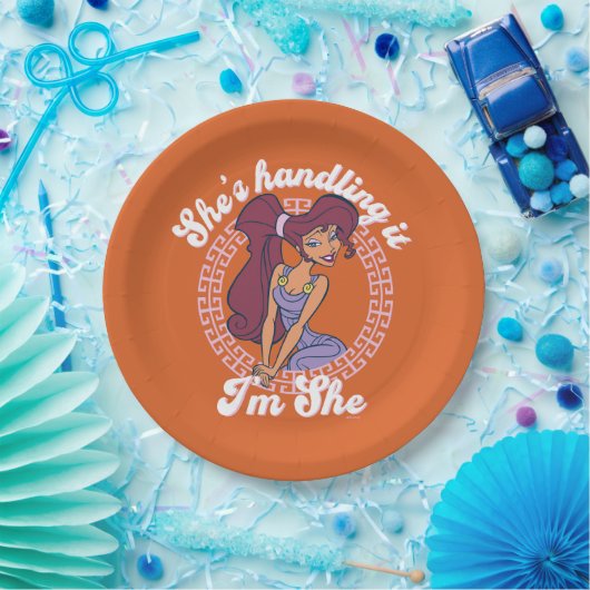 Megara - She's Handling It, I'm She Paper Plates Papieren Bordje (Feest)