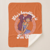 Megara - She's Handling It, I'm She Sherpa Blanket Deken (Voorkant)