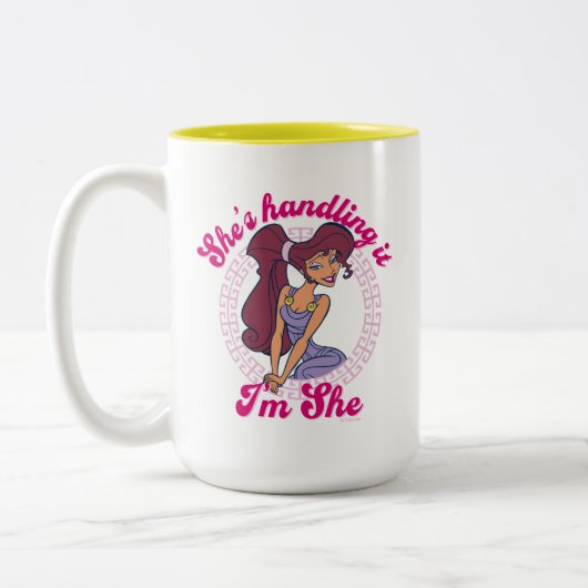 Megara - She's Handling It, I'm She Two-Tone Coffe Tweekleurige Koffiemok (Links)