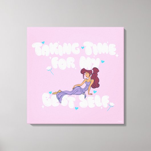 Megara - Taking Time For My Best Self Canvas Print (Voorkant)