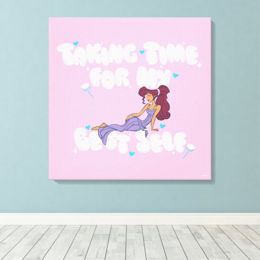 Megara - Taking Time For My Best Self Canvas Print (Insitu (Houten vloer))
