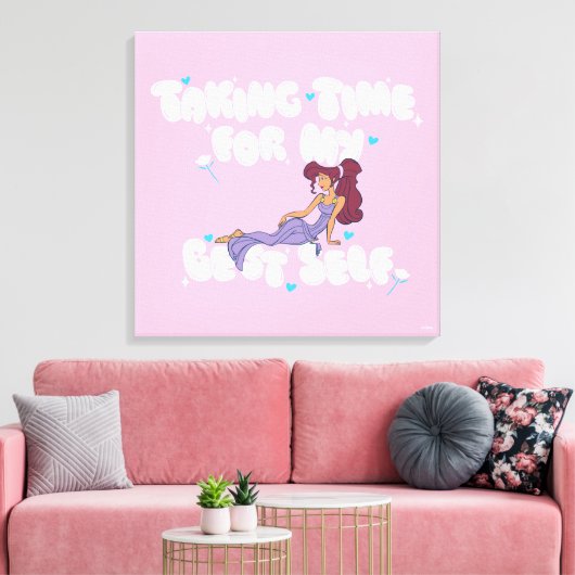 Megara - Taking Time For My Best Self Canvas Print (Insitu (Woonkamer))