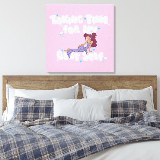 Megara - Taking Time For My Best Self Canvas Print (Insitu (Slaapkamer))