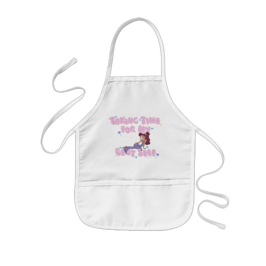 Megara - Taking Time For My Best Self Kids' Apron Kinder Schort (Voorkant)