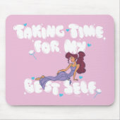 Megara - Taking Time For My Best Self Mouse Pad Muismat (Voorkant)