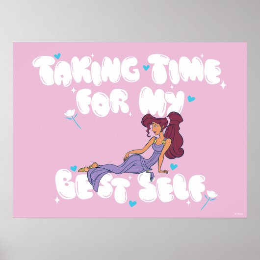 Megara - Taking Time For My Best Self Poster (Voorkant)