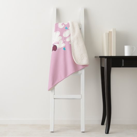 Megara - Taking Time For My Best Self Sherpa Blank Sherpa Deken (In situ)