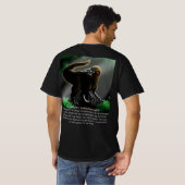 Megaraptor Dinosaurus T-shirt (Achterkant volledig)