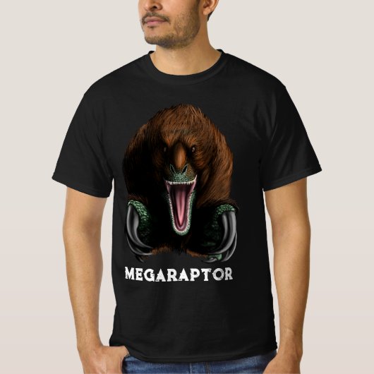 Megaraptor Dinosaurus T-shirt (Voorkant)