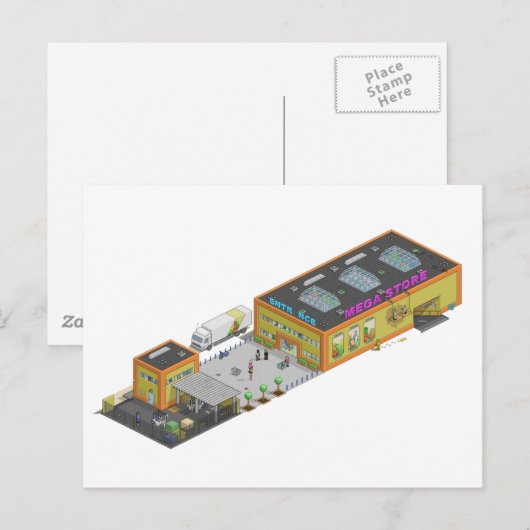 Megastore Briefkaart (Voorkant / Achterkant)