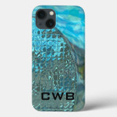 Megastyle diva monogram Case-Mate iPhone case (Achterkant)