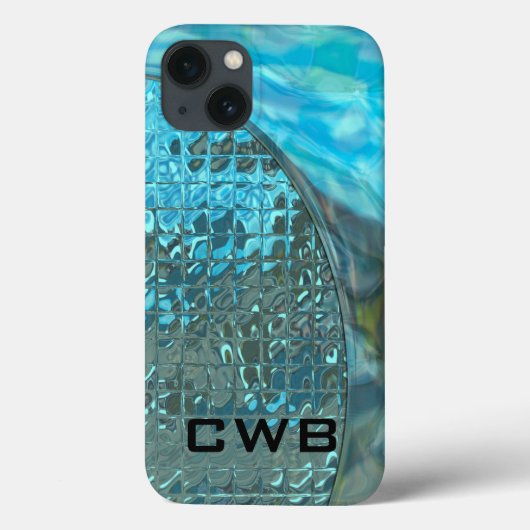 Megastyle diva monogram Case-Mate iPhone case (Achterkant)