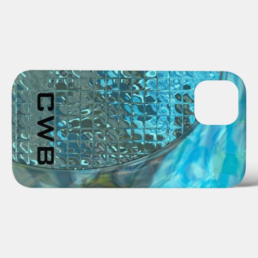 Megastyle diva monogram Case-Mate iPhone case (Achterkant (horizontaal))