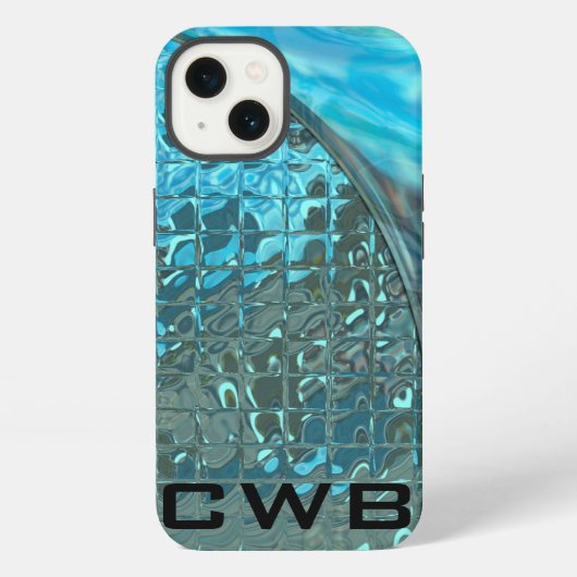 Megastyle Diva Monogram iPhone Hoesje (Achterkant)
