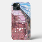 Megastyle Rue Monogram Case-Mate iPhone Case (Achterkant)