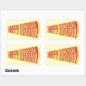 Megatelefoon Happy Birthday Stickers (Vel)