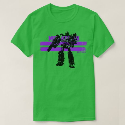 MEGATRON-STREPEN T-SHIRT (Design voorkant)