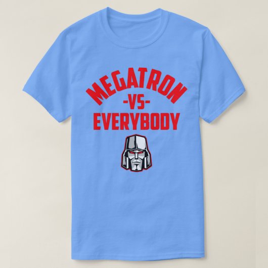 MEGATRON VS IEDEREEN T-SHIRT (Design voorkant)