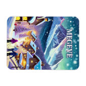 Megève: Elegant Alpine en Prestige Hivernal Magneet (Horizontaal)