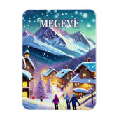 Megève: Elegant Alpine en Prestige Hivernal Magneet (Verticaal)